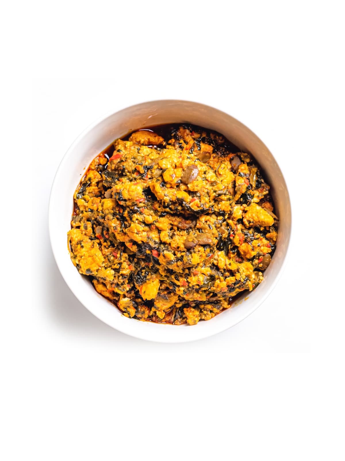 Egusi Soup Plate