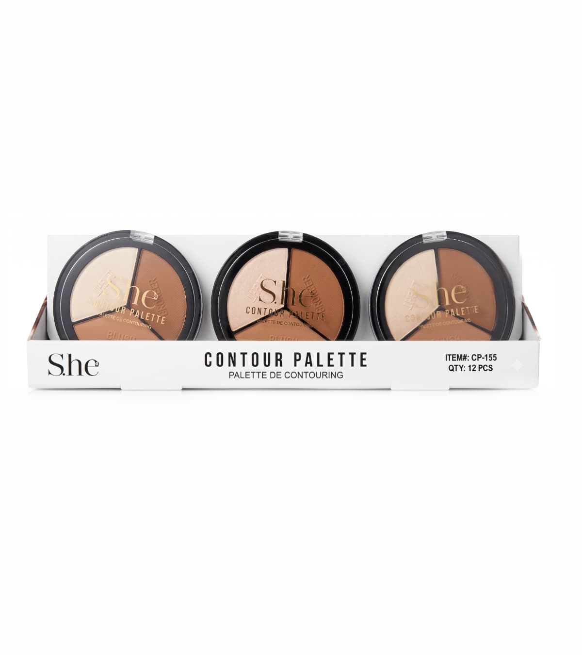 S.he Contour Palette #CP-155 (12 pcs Display)